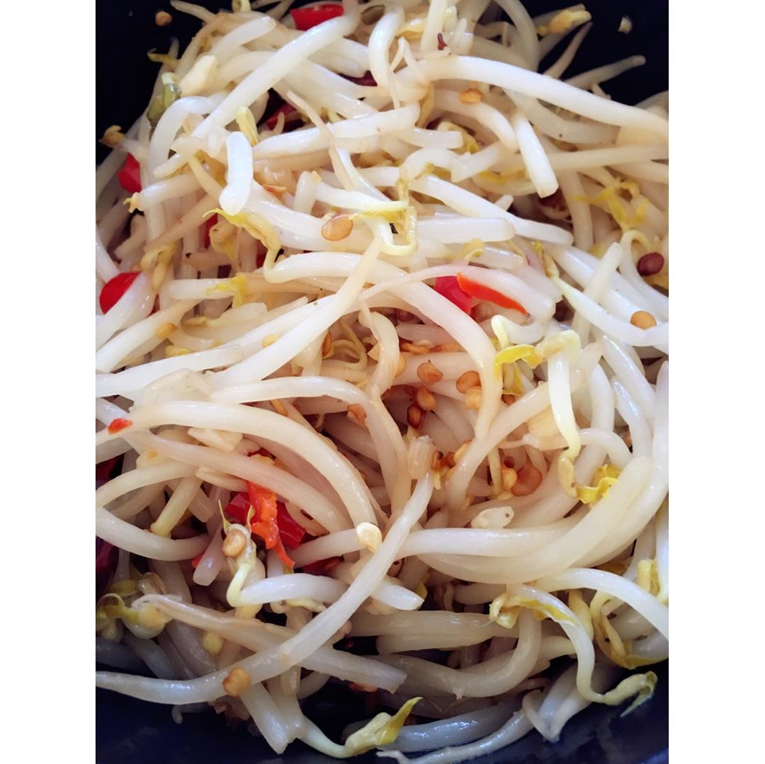 清炒豆芽