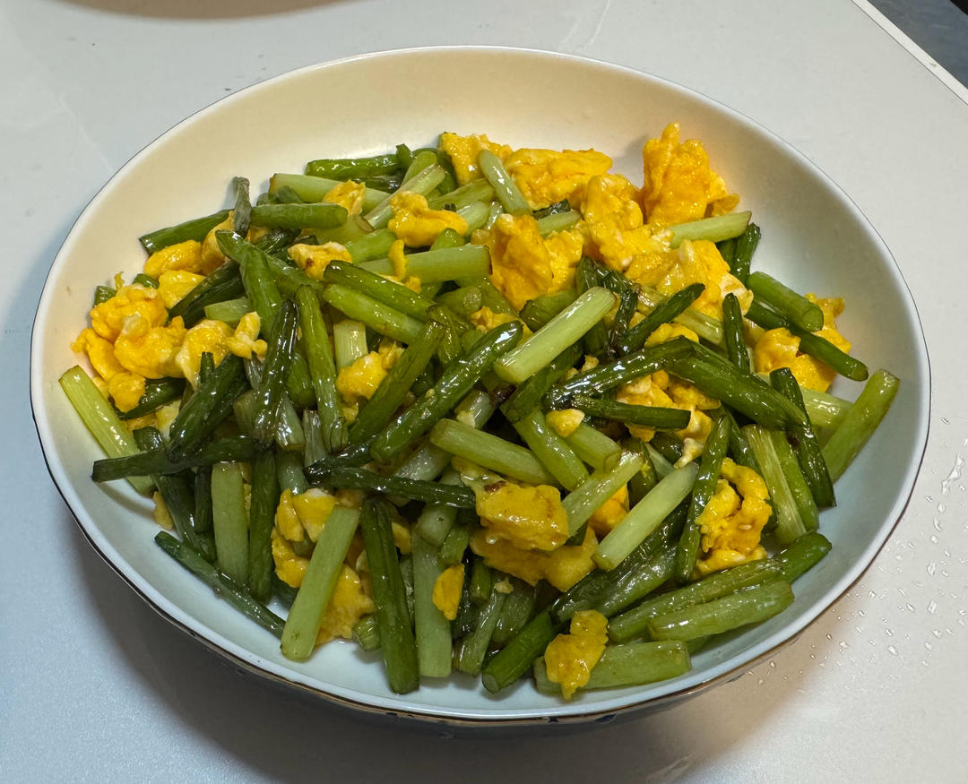 ［超下饭家常菜］蒜苔炒鸡蛋