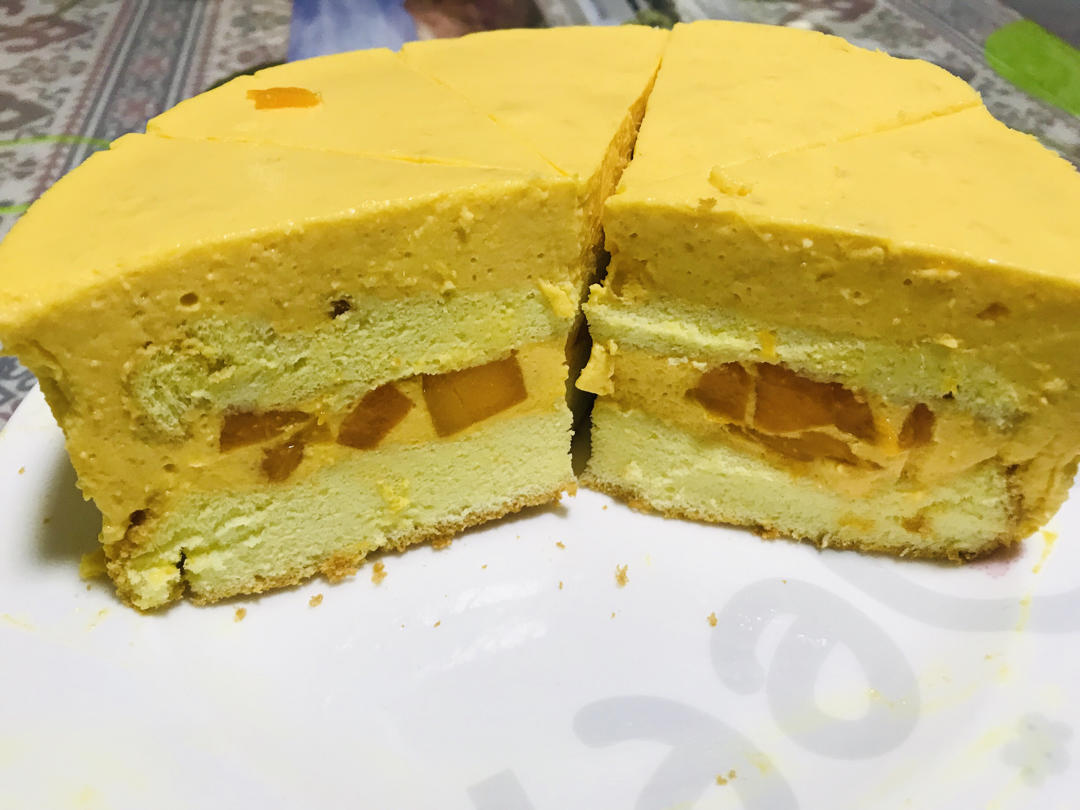 【视频】芒果慕斯（6寸） | 含镜面果胶配方