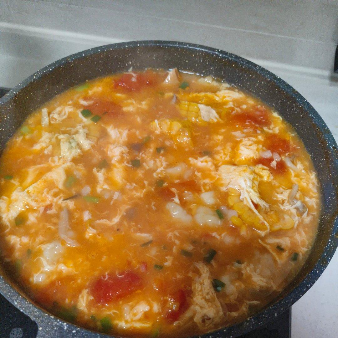 🍅疙瘩汤（附疙瘩不成坨方法）