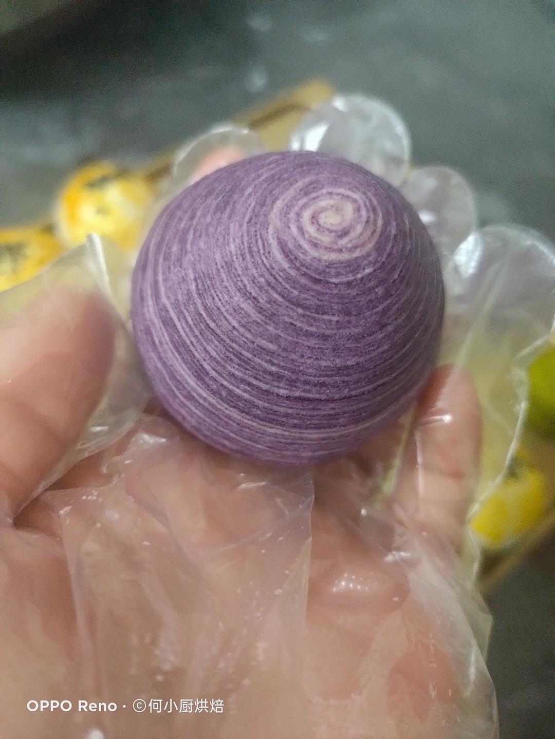 高颜值蛋黄酥（螺旋酥/月饼/中秋节）练习2020.9.15更新详超细视频步骤