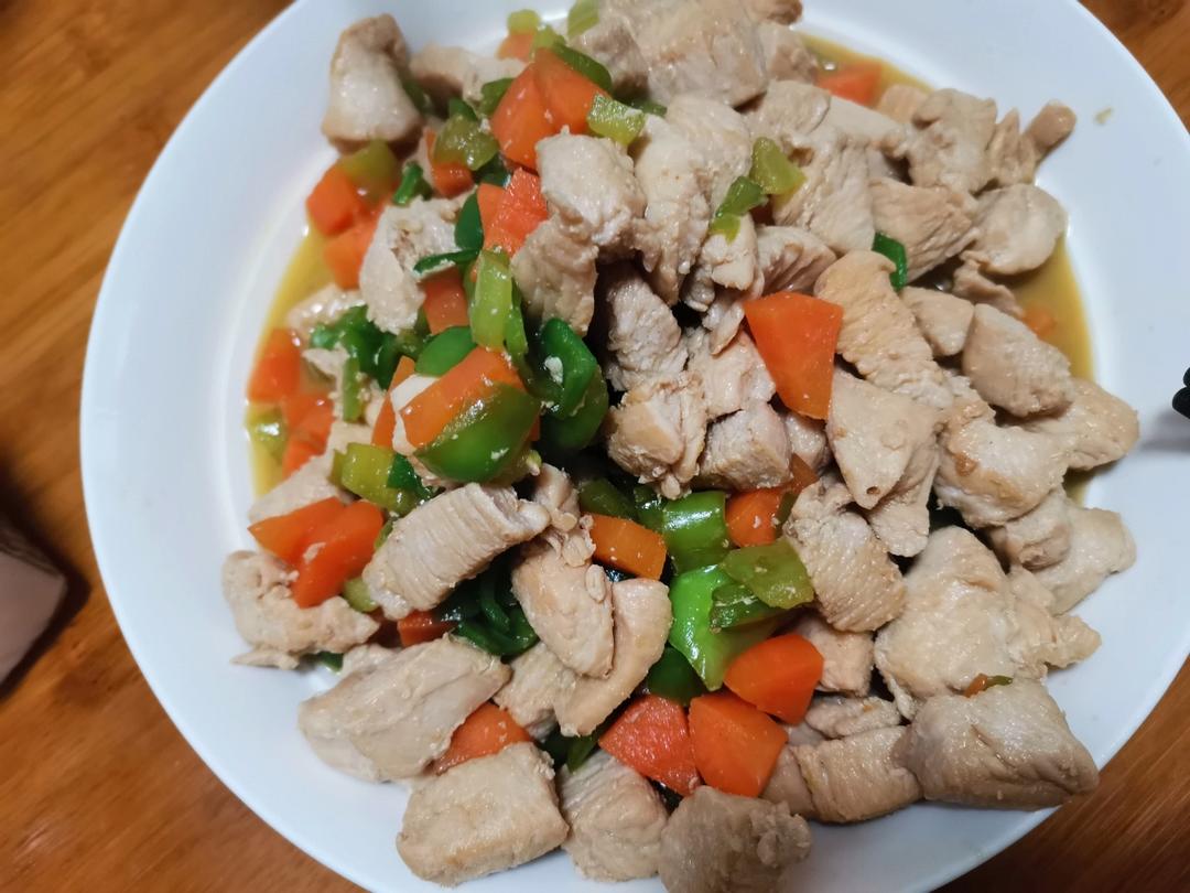 青椒炒鸡腿肉（大厨级别）