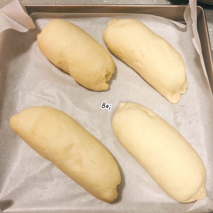熟蛋黄肉松面包（烫种法）的做法 步骤10
