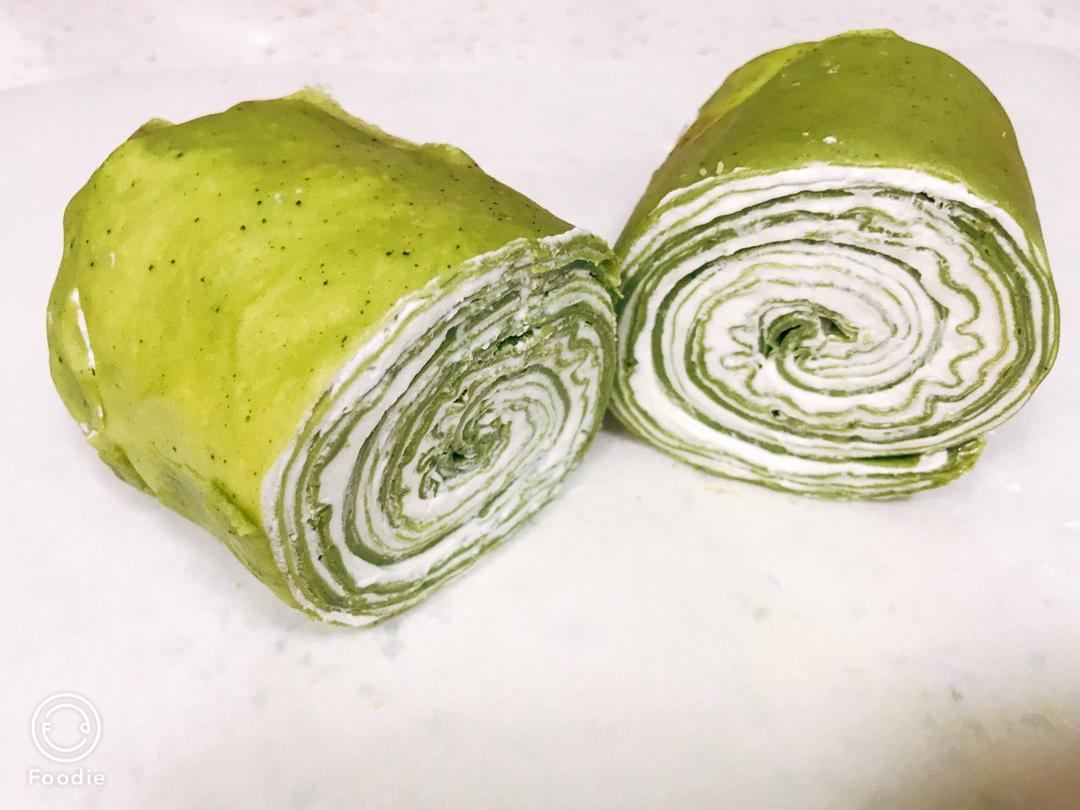 千层毛巾卷，原味、抹茶、巧克力三种口味