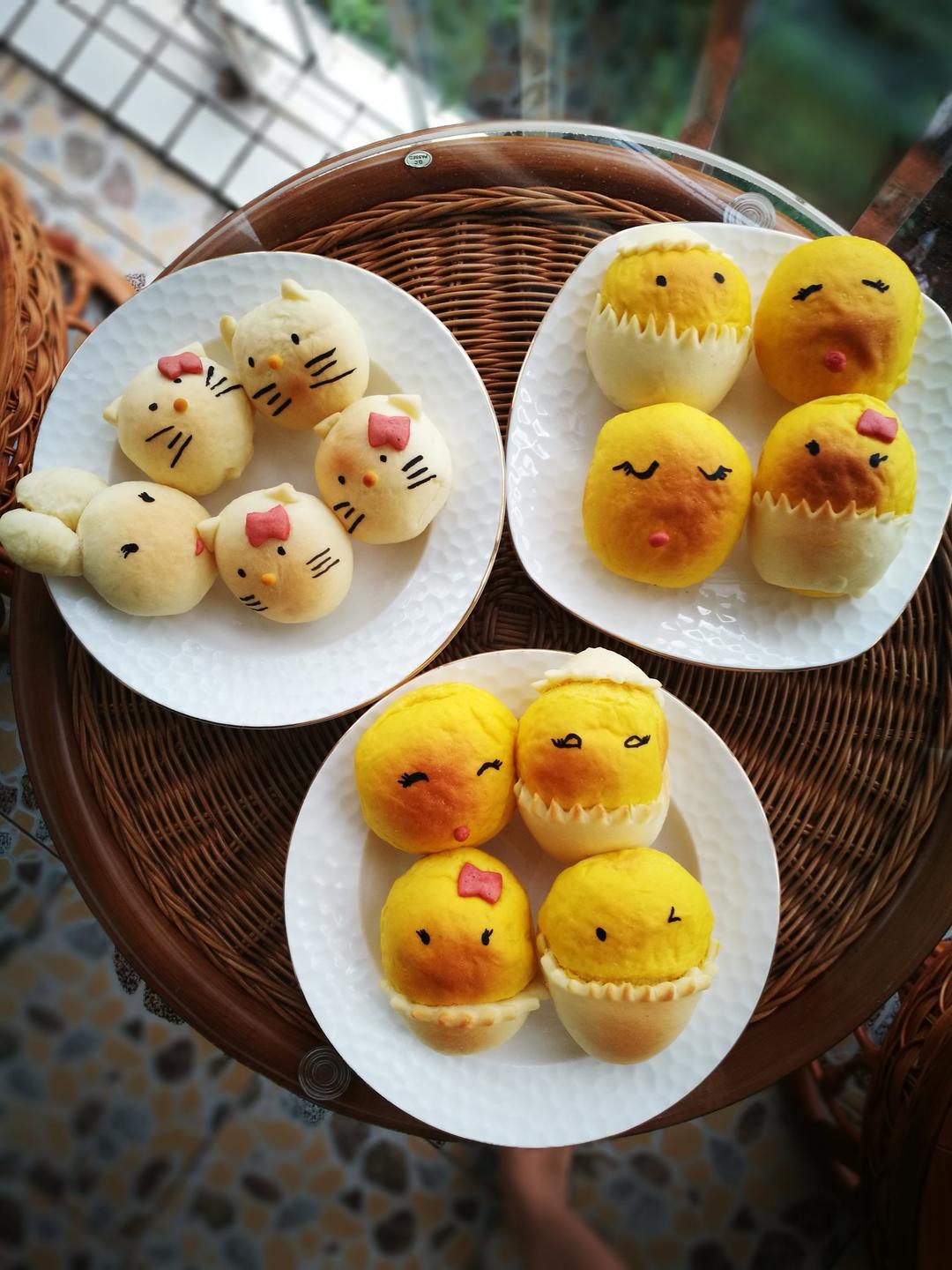 瓜妈-1做的蛋壳鸡宝宝面包