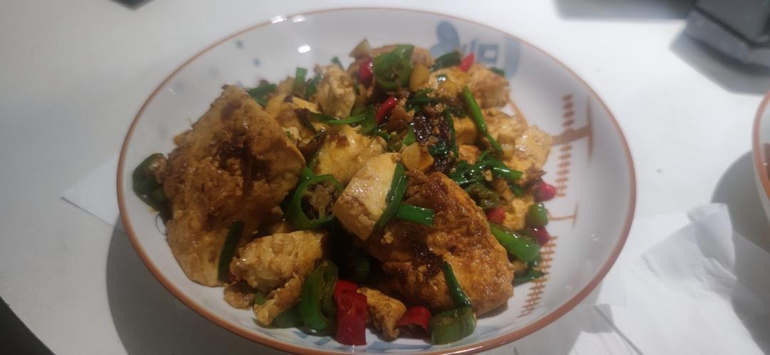 蒜香煎豆腐 炒鸡无敌美味