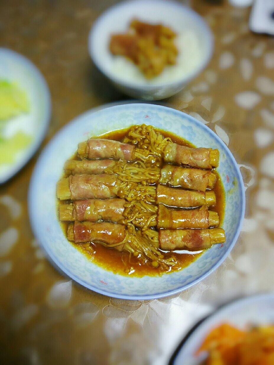 金针菇培根卷