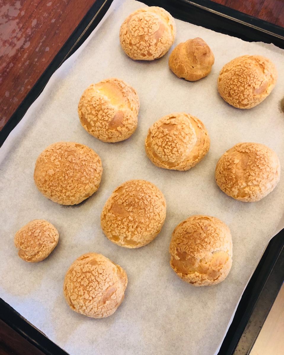 十分美味的酥皮泡芙