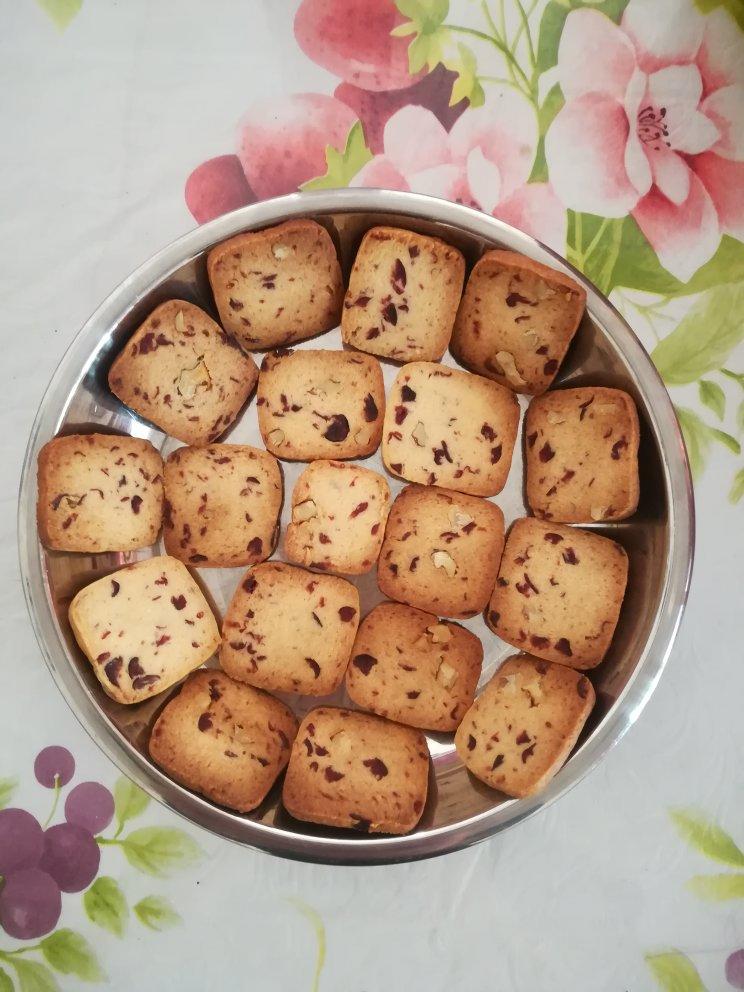 低糖少油版蔓越莓饼干