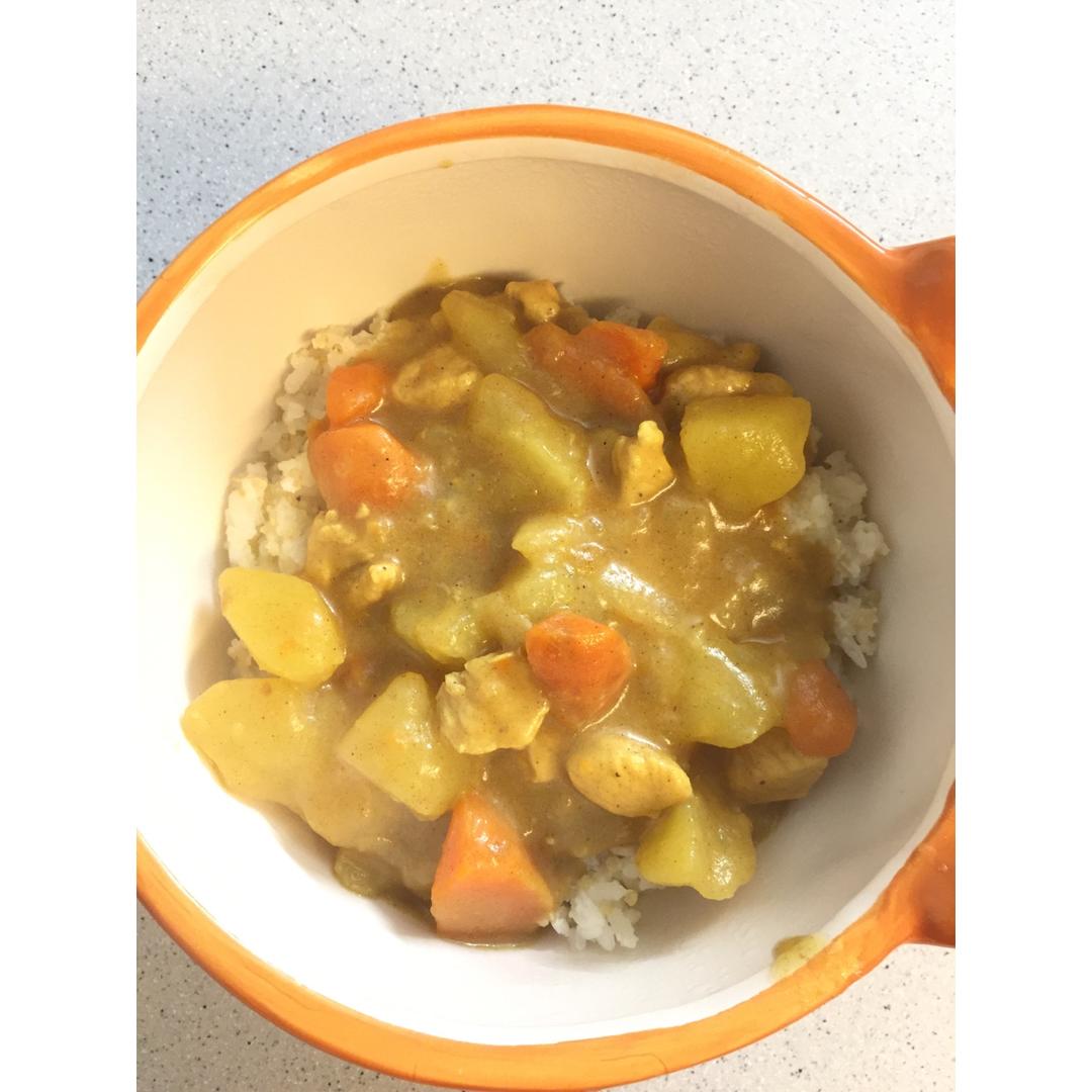 咖喱鸡饭