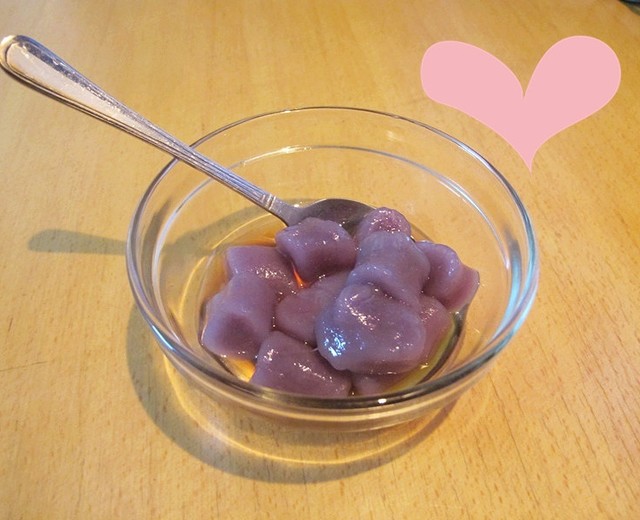 好食的圆~紫薯圆做法
