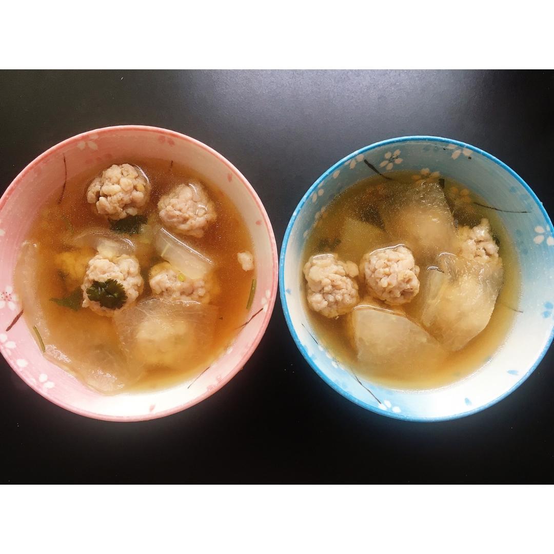 冬瓜汆丸子汤