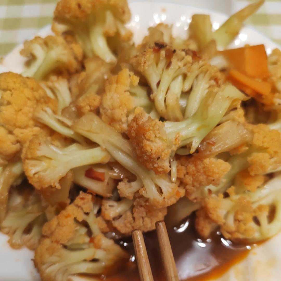 家常炒菜花
