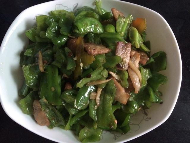 青椒炒肉