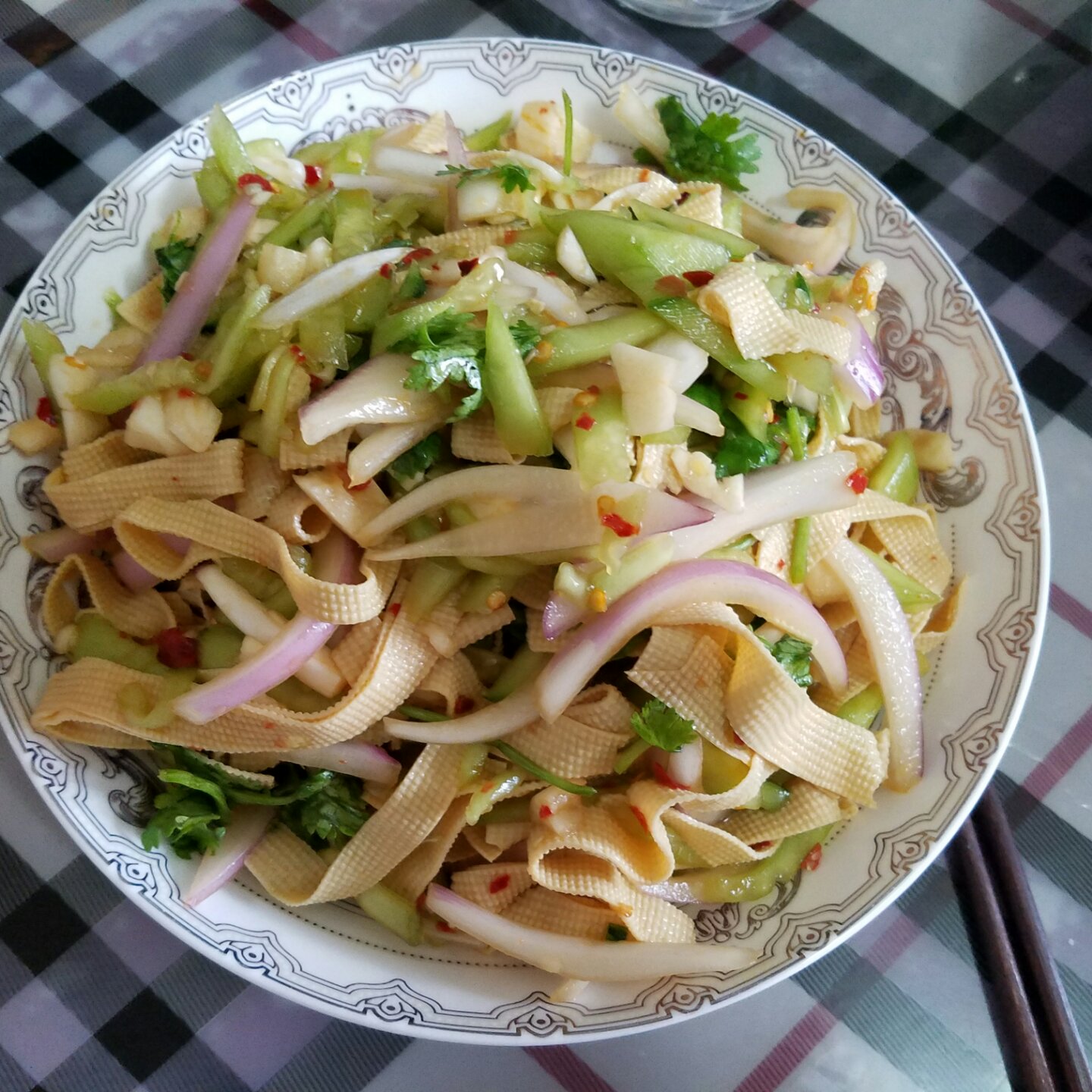 黄瓜干豆腐丝