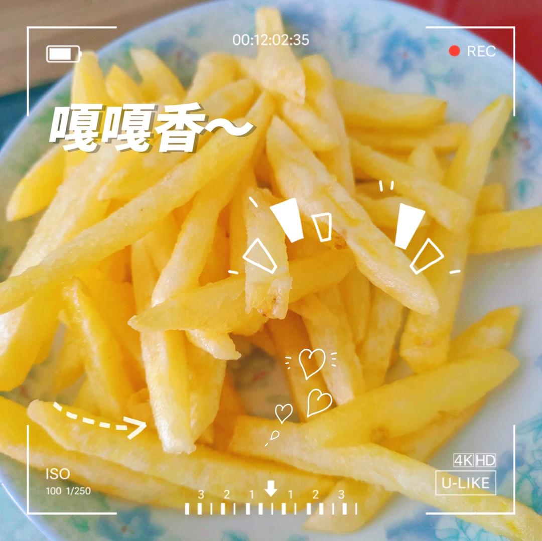 最简单炸薯条，比买的还好吃