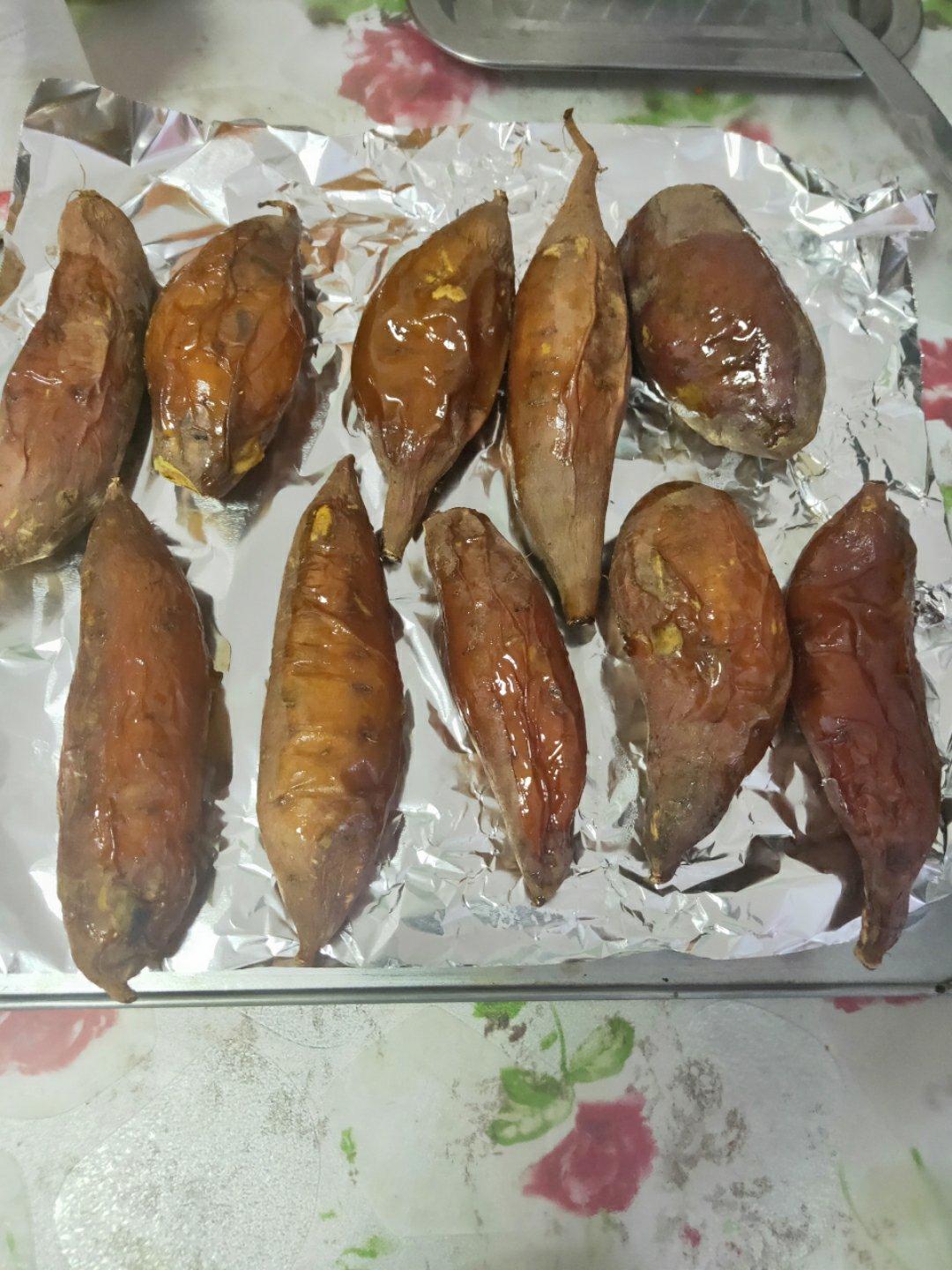 烤地瓜（烤箱初试）