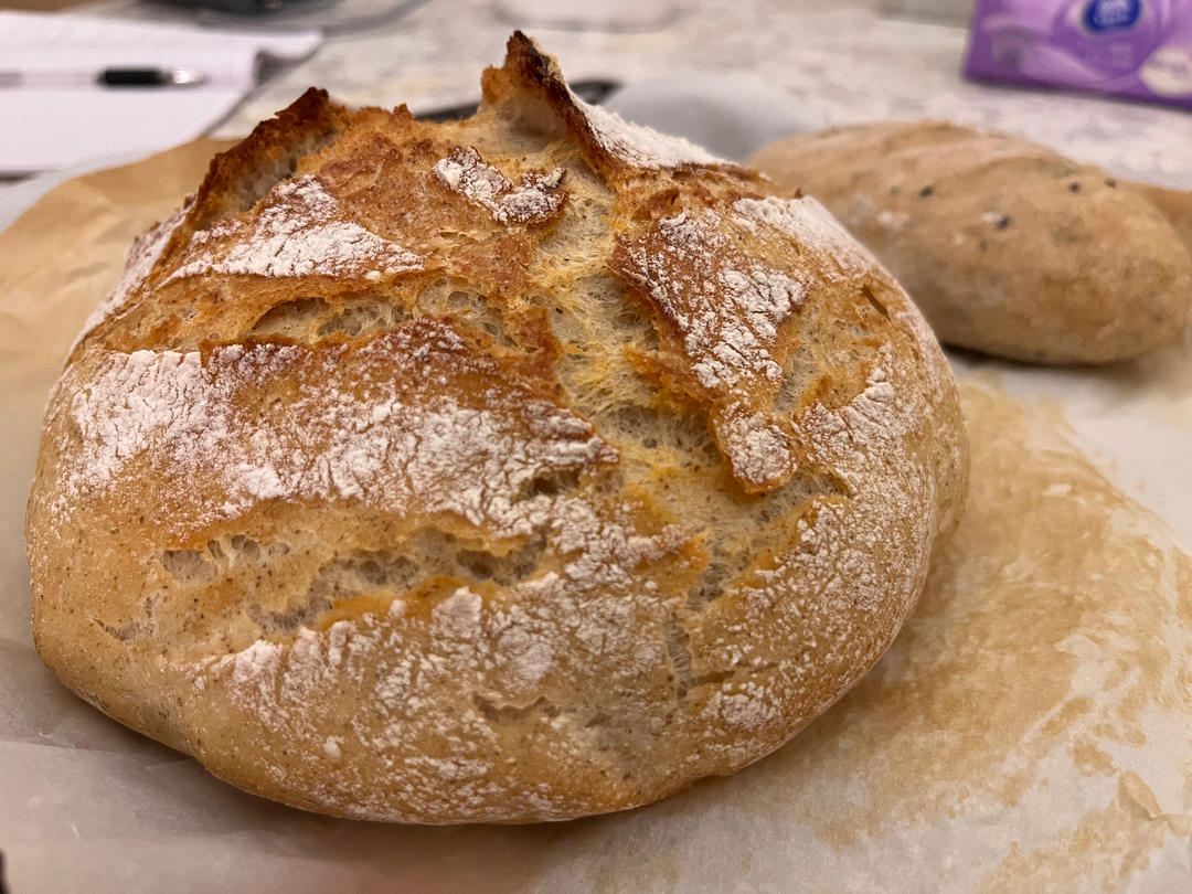 波兰酵头乡村面包--铸铁锅版