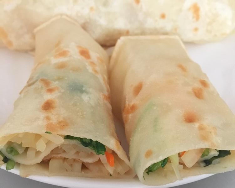椒香土豆丝卷饼-早餐、正餐都适合