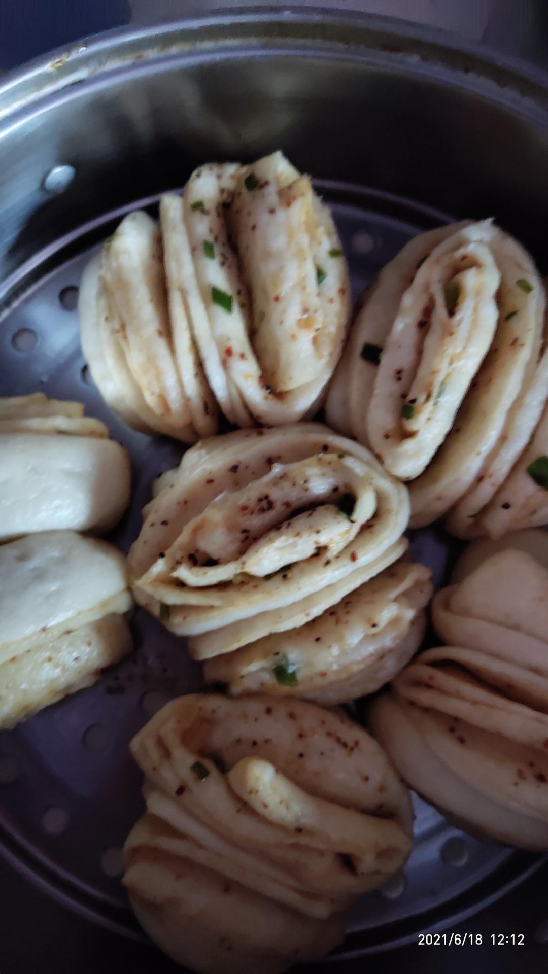 葱香花卷（简易版教程）