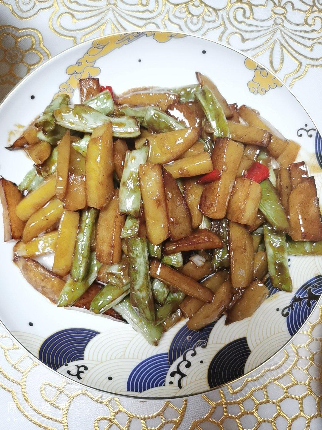 素炒土豆豆角