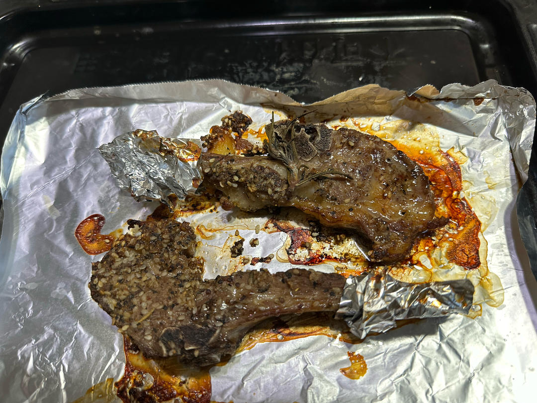 超好吃的烤羊排烤箱版