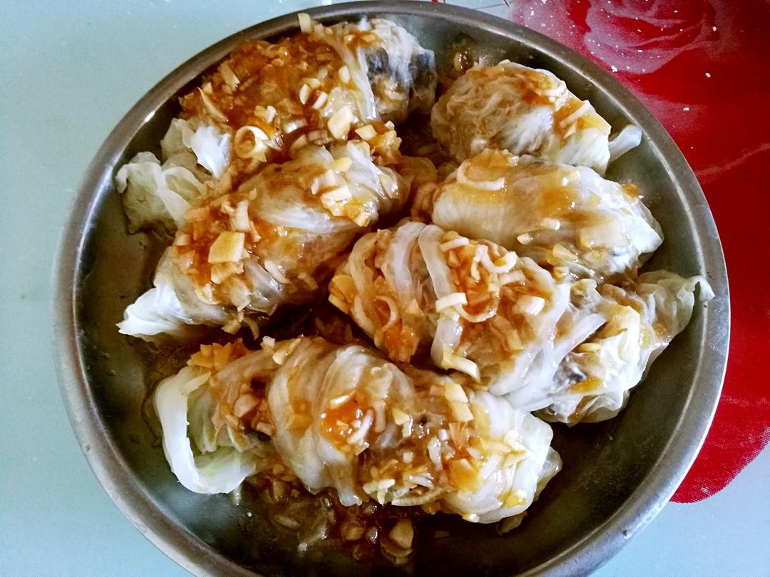 肉酿白菜卷