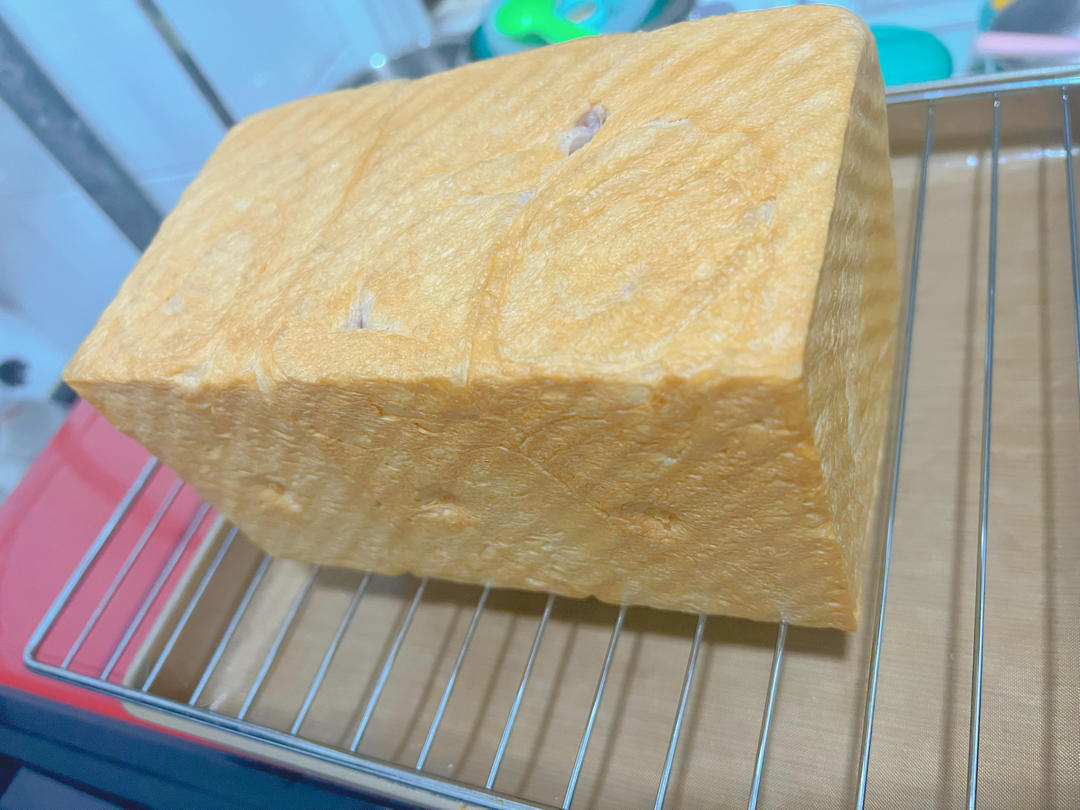 🍞消耗淡奶油吐司｜无黄油｜软绵绵｜奶香浓郁