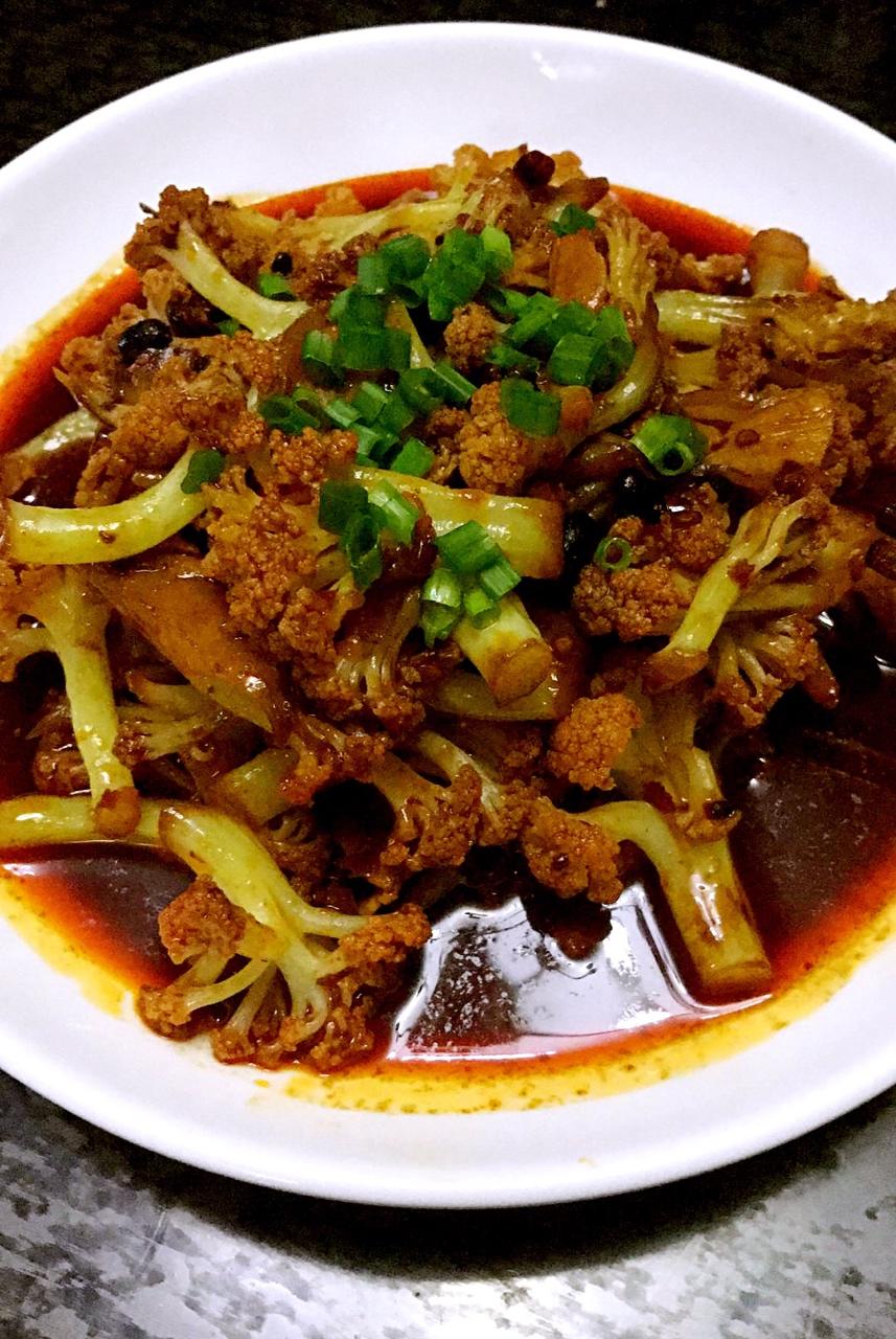腊肉炒花菜