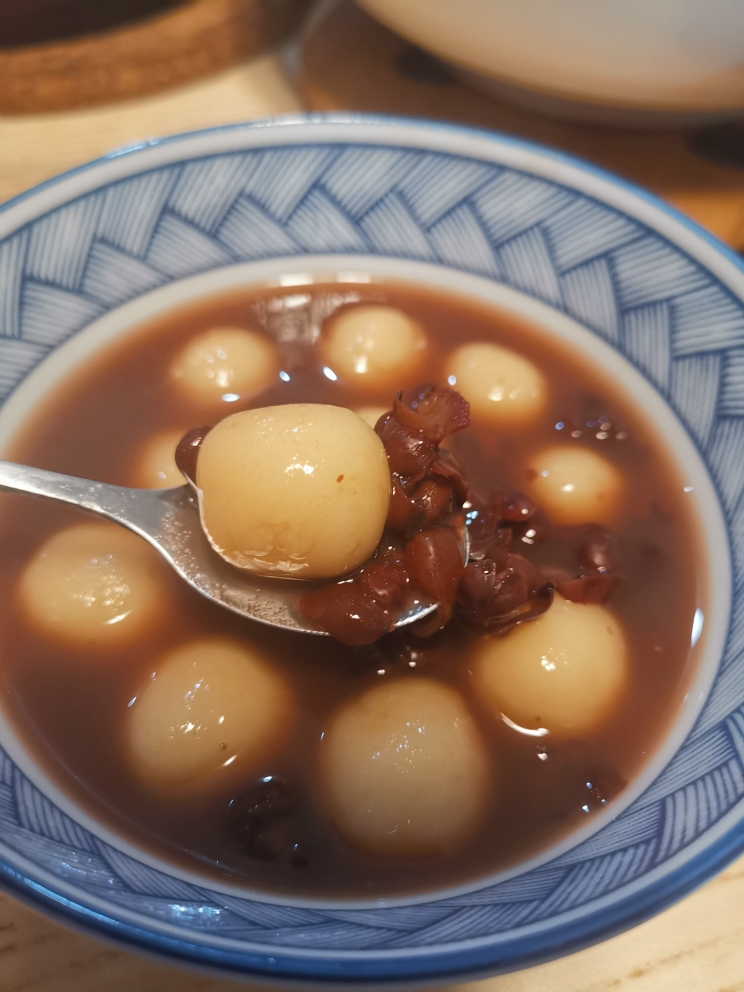 红豆汤糯米圆子的做法