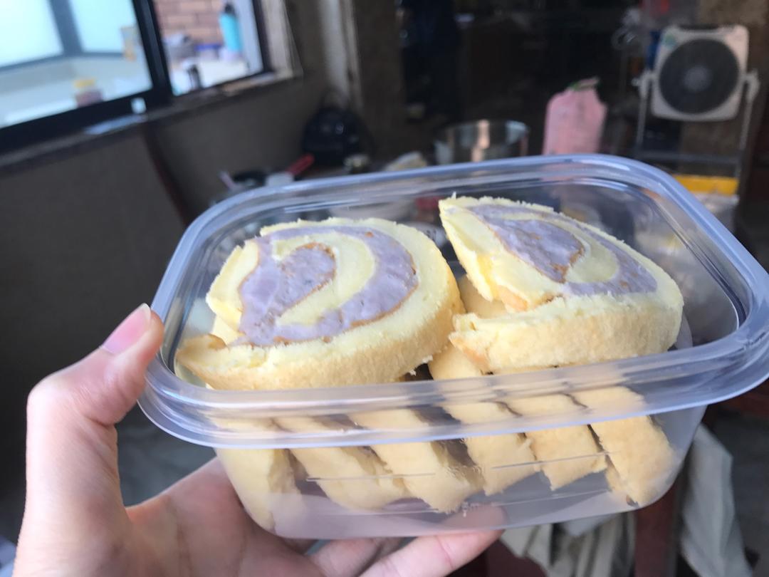 台湾芋泥蛋糕卷