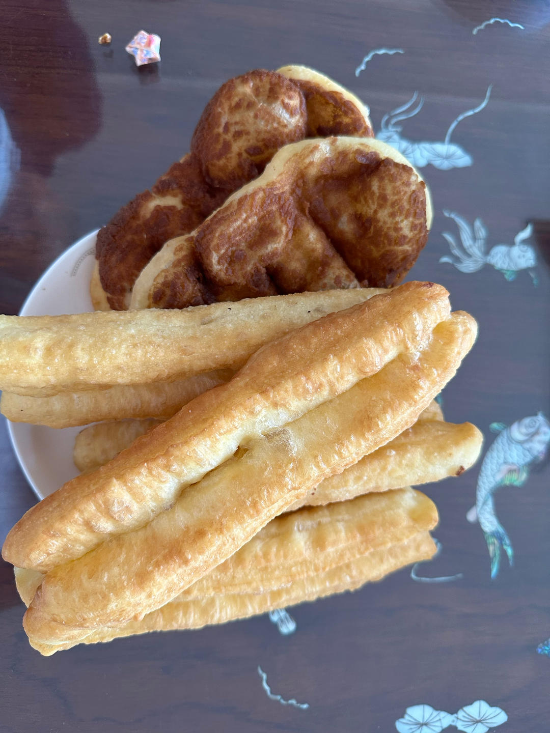 家庭版油条和糖片（酵母粉）