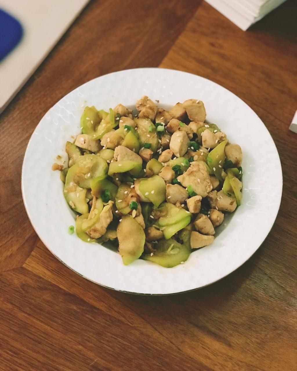 减脂三餐 | 清新田园鸡（十五分钟快手系列）