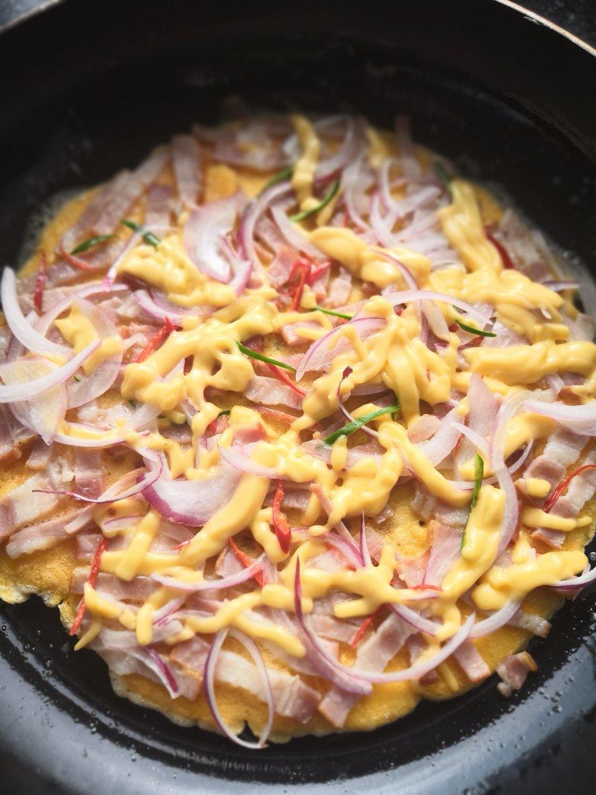 披萨蛋（快速早餐）