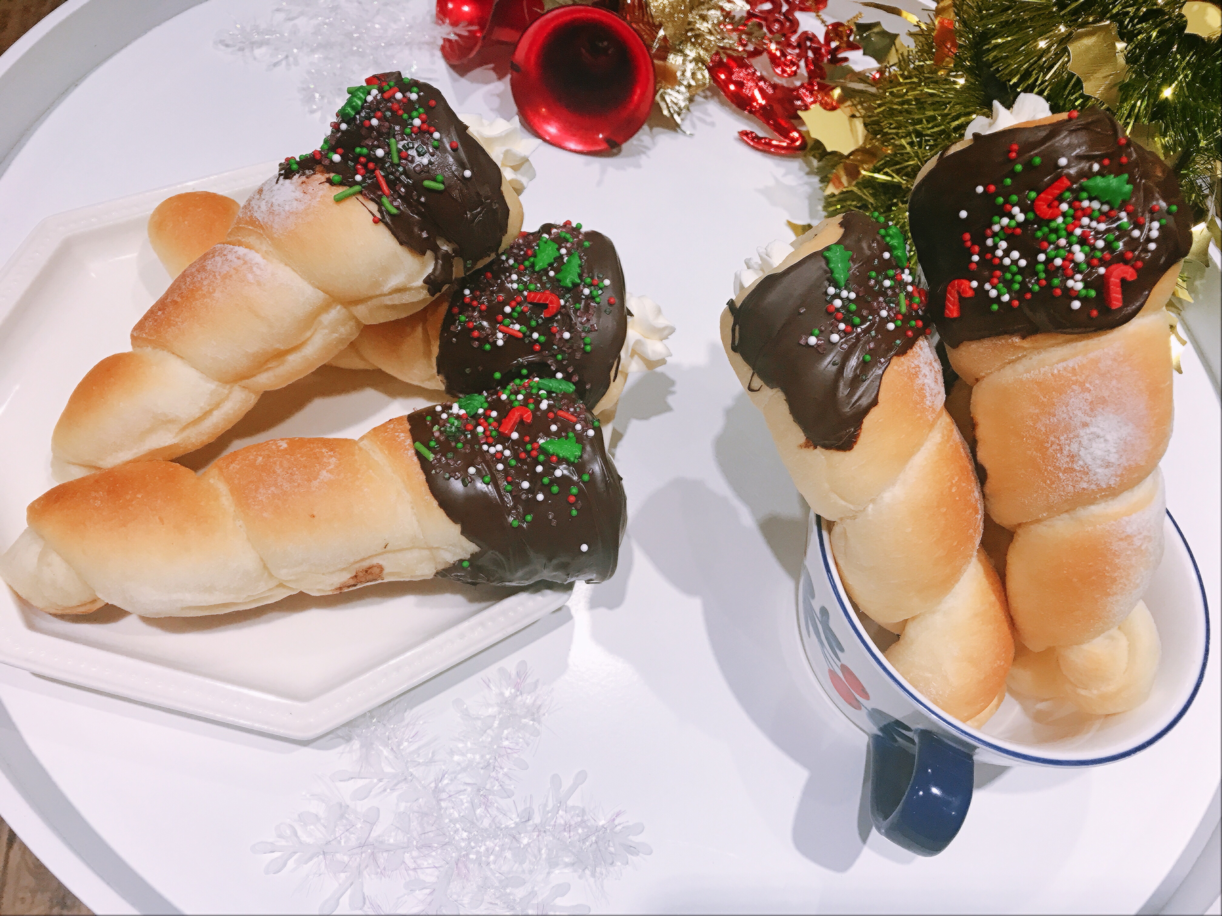 平安圣诞许愿海螺奶油面包
