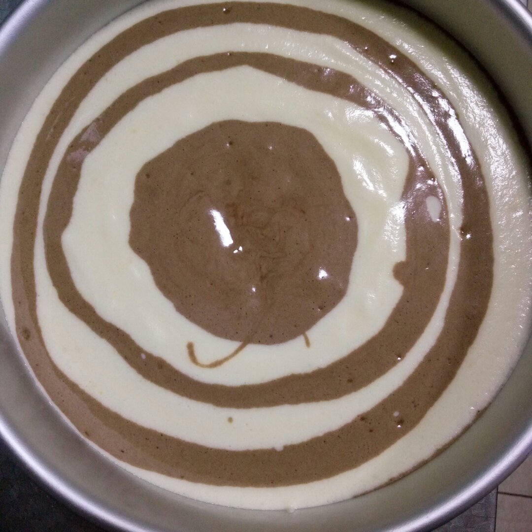 斑马戚风蛋糕
