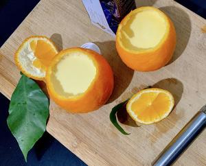 懒人甜品🍮｜橙香双皮奶蒸蛋的做法 步骤5