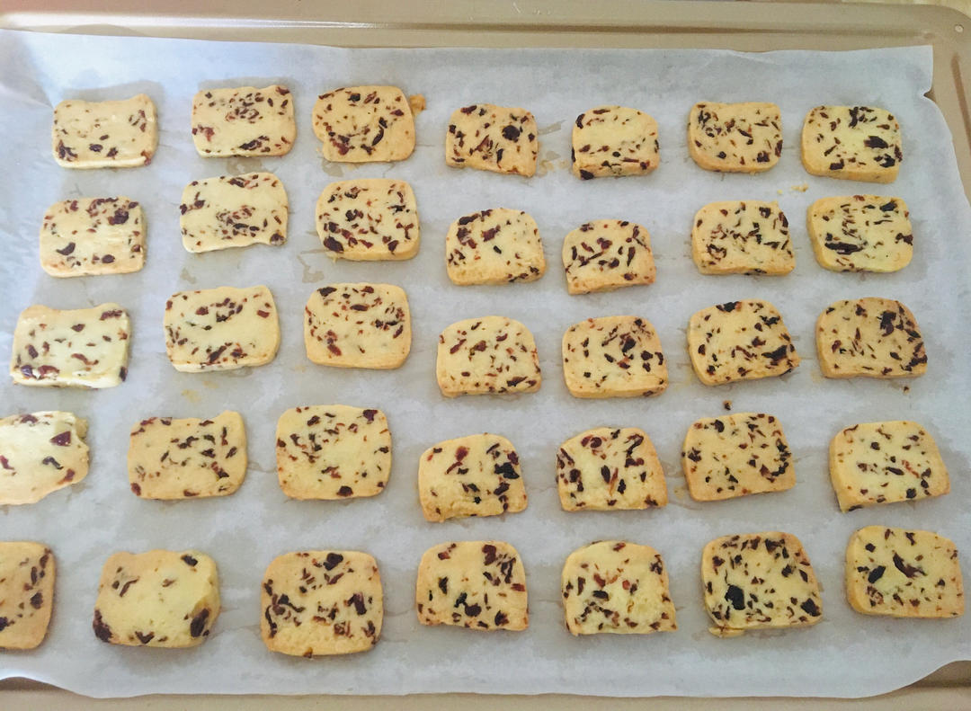 低糖少油版蔓越莓饼干