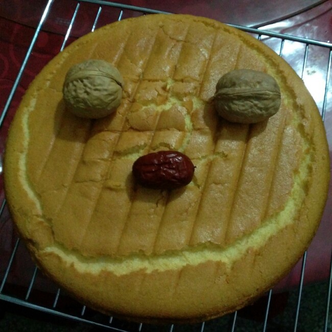 十寸的戚风蛋糕