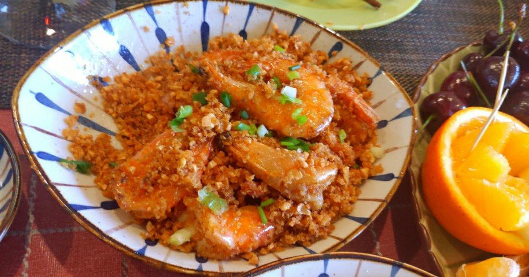【避风塘香酥虾】