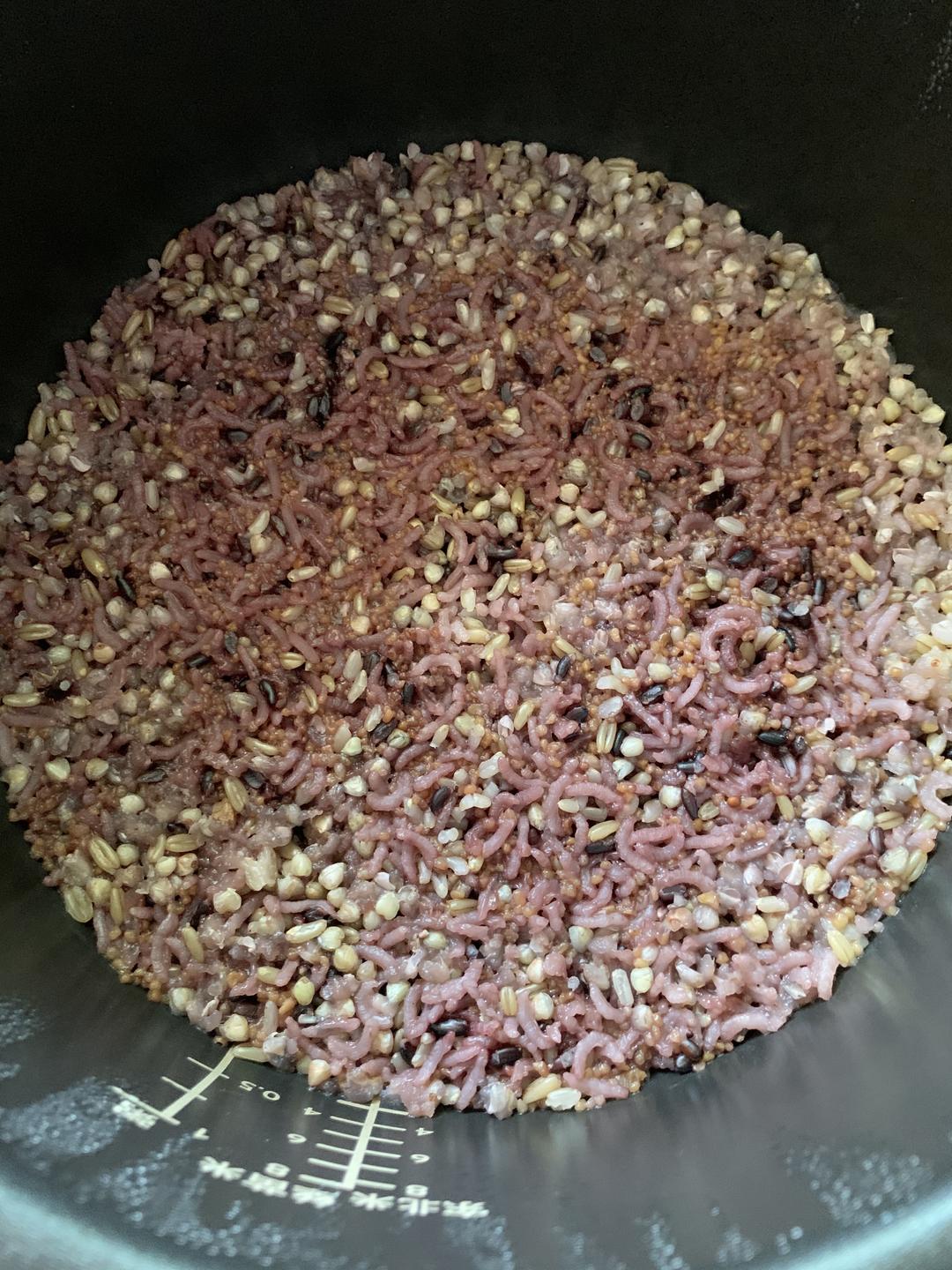 杂粮炒饭的做法