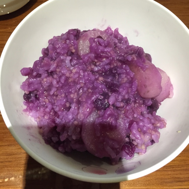 紫薯山药粥