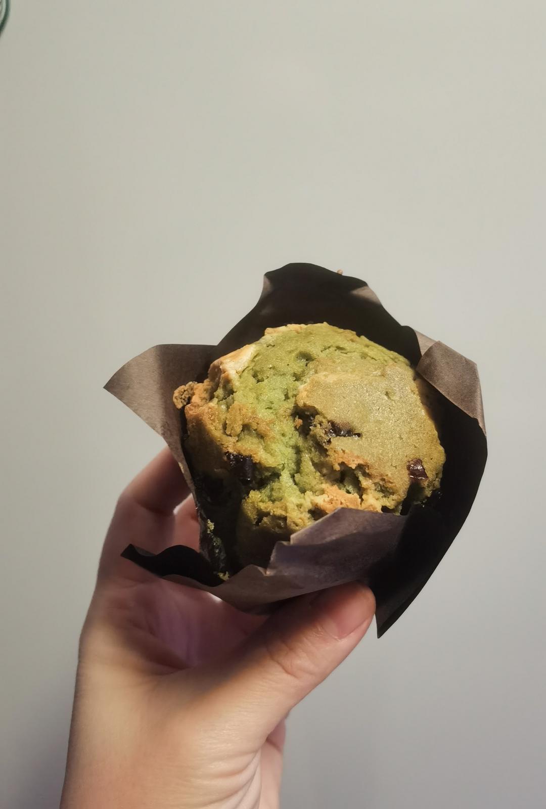 抹茶白巧克力玛芬