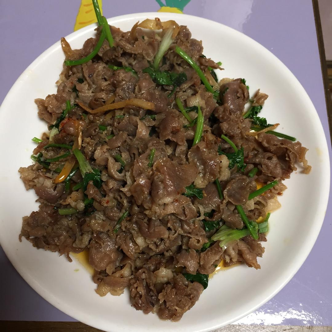 孜然羊肉片