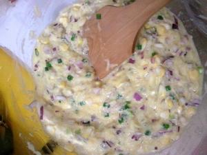 洋葱玉米鸡蛋土豆饼的做法 步骤5