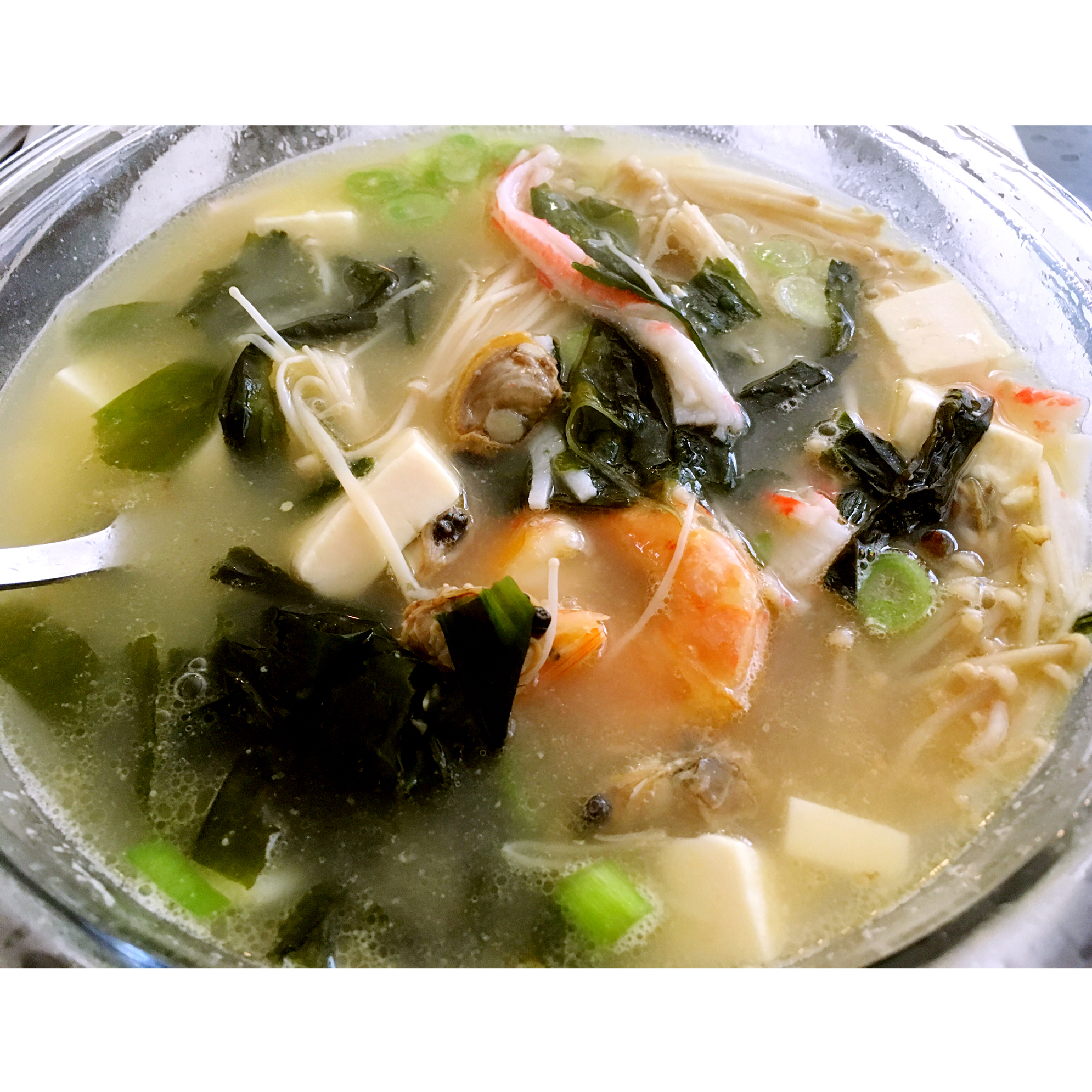 蛤蜊豆腐味噌汤