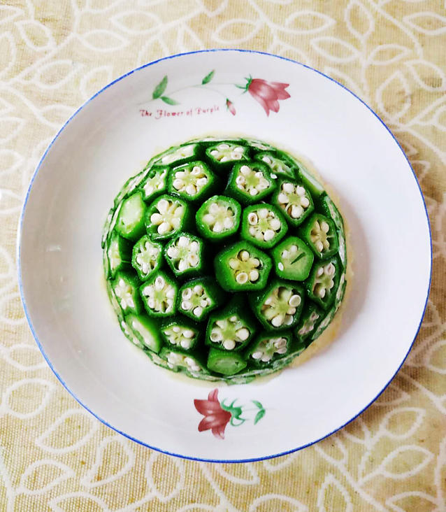 土豆泥秋葵