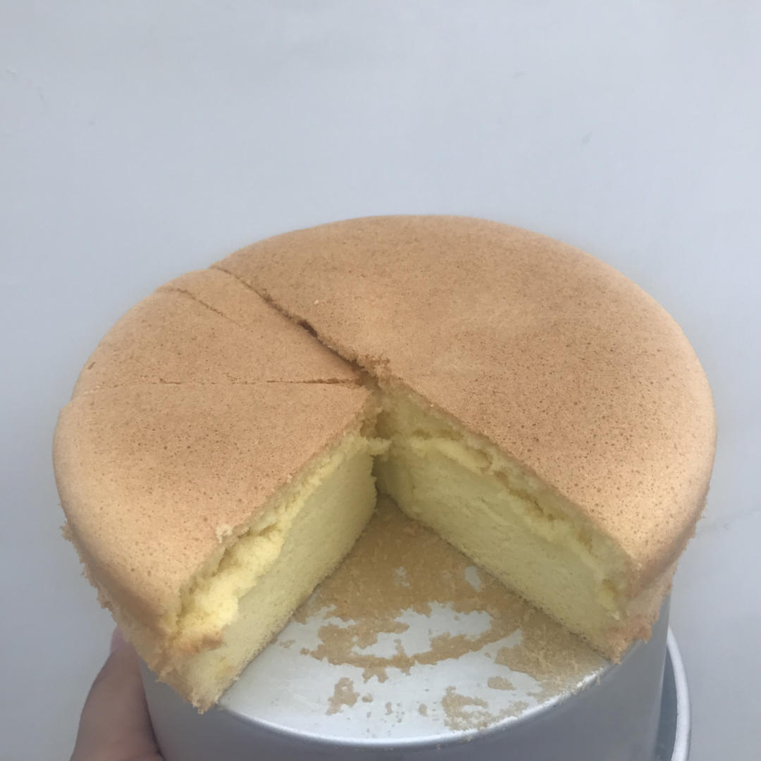 6寸戚风蛋糕详细教程