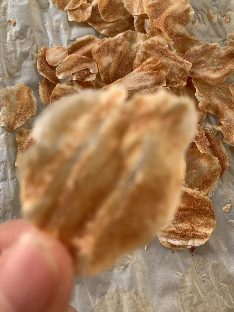宝宝辅食：自制鲜虾片（烤箱版）烤虾片🦐