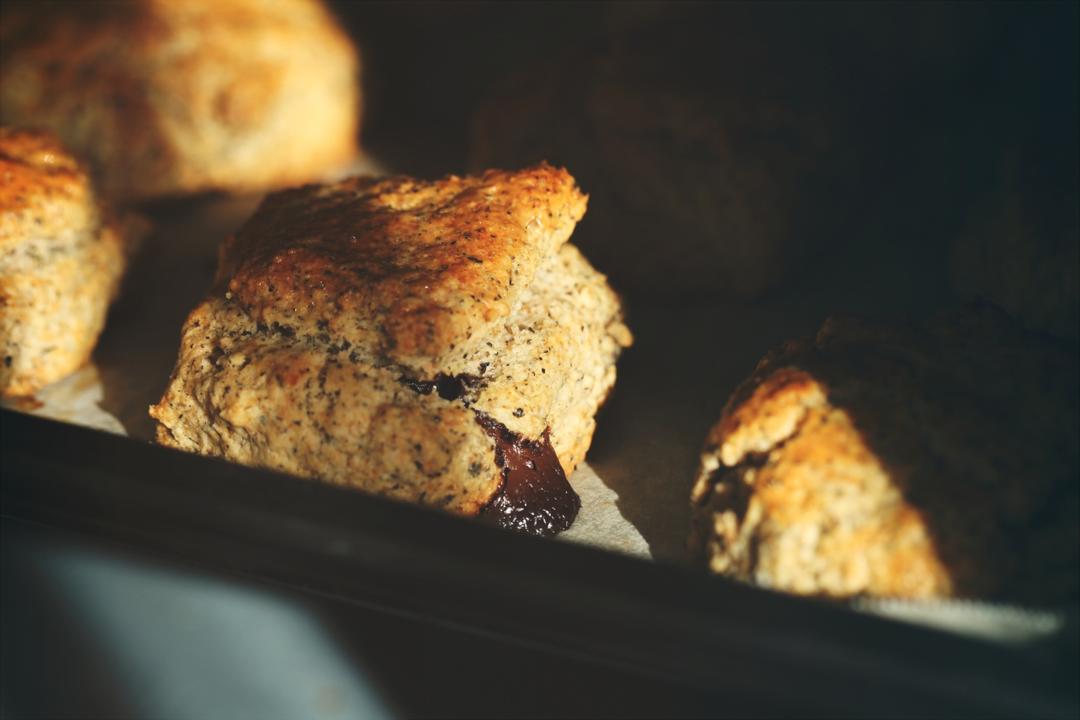 日式黑巧伯爵茶司康